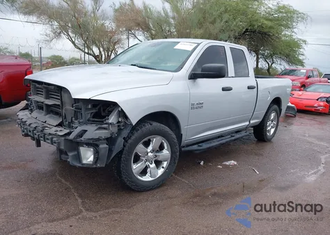 2018 Ram 1500 Express 4X2 6'4 Box from USA, damaged, VIN 1C6RR6FG0JS280326